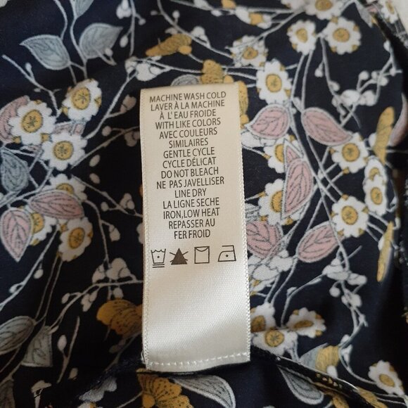 Floral Black Midi Skirt - Picture 8 of 11